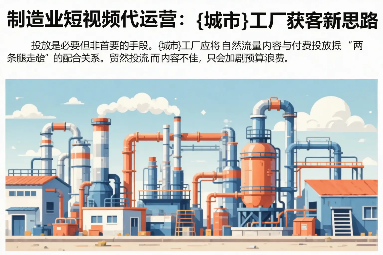制造业短视频代运营：沙坪坝工厂获客新思路